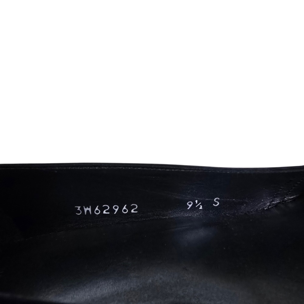 Stuart Weitzman Navy Blue Suede Kitten Heel Pumps Pointed Square Toe Size 9.5 - Picture 7 of 7